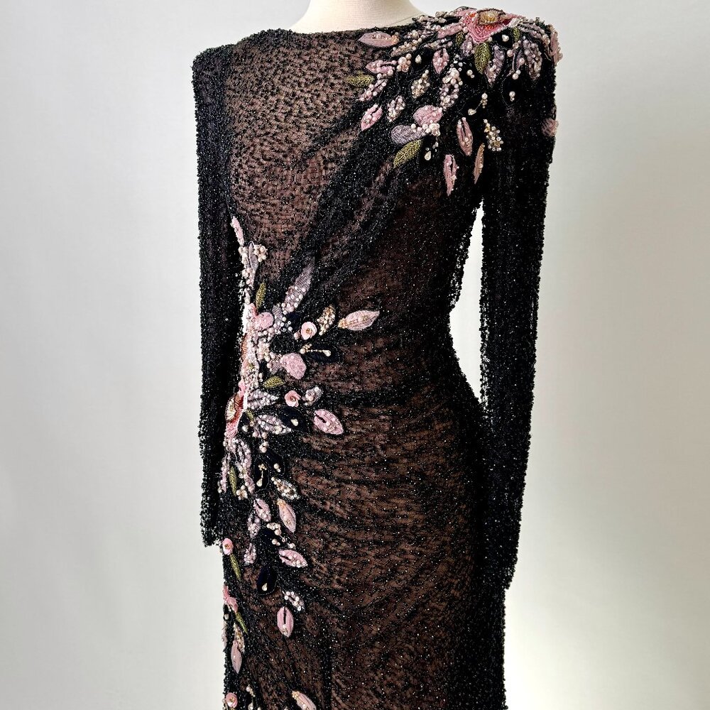 Preloved US 6 Maxi Anna Augusta Handcrafted Evening Dress